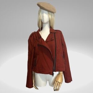 Pink envelope, red jacket